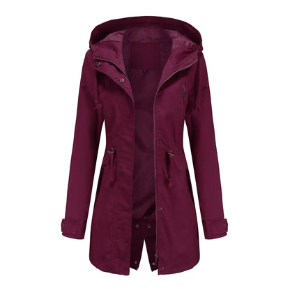 Parka Larga con Capucha Integrada para Mujer | Ideal para la Temporada Fría