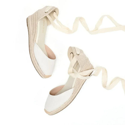 Zapatos Planos Con Cordones En El Tobillo Para Mujer | Ideales Para Uso Diario En Temporadas Cálidas