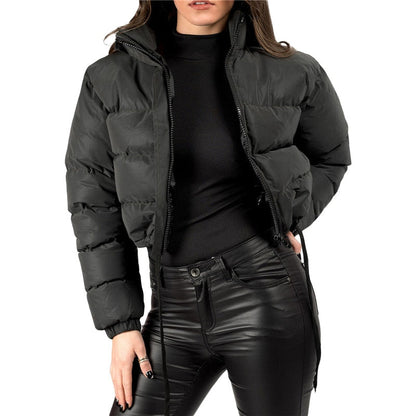 Chaqueta Acolchada De Invierno Con Cierre Frontal Para Mujer | Ideal Para Temporada Fría
