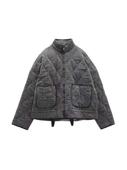 Chaqueta Acolchada con Corte Amplio para Mujer | Ideal para Otoño E Invierno