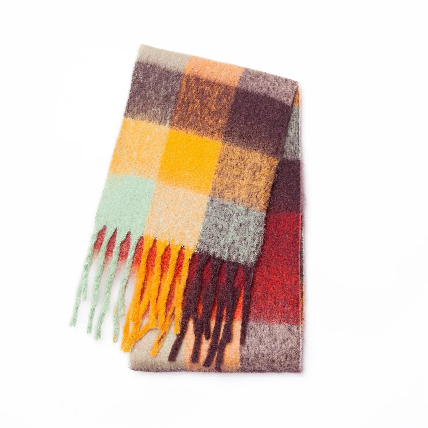 Bufanda Con Diseño Multicolor Para Adultos | Ideal Para Invierno