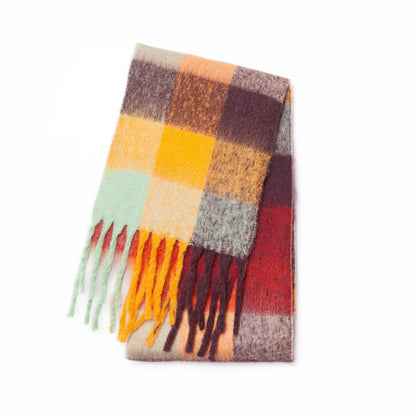 Bufanda Con Diseño Multicolor Para Adultos | Ideal Para Invierno