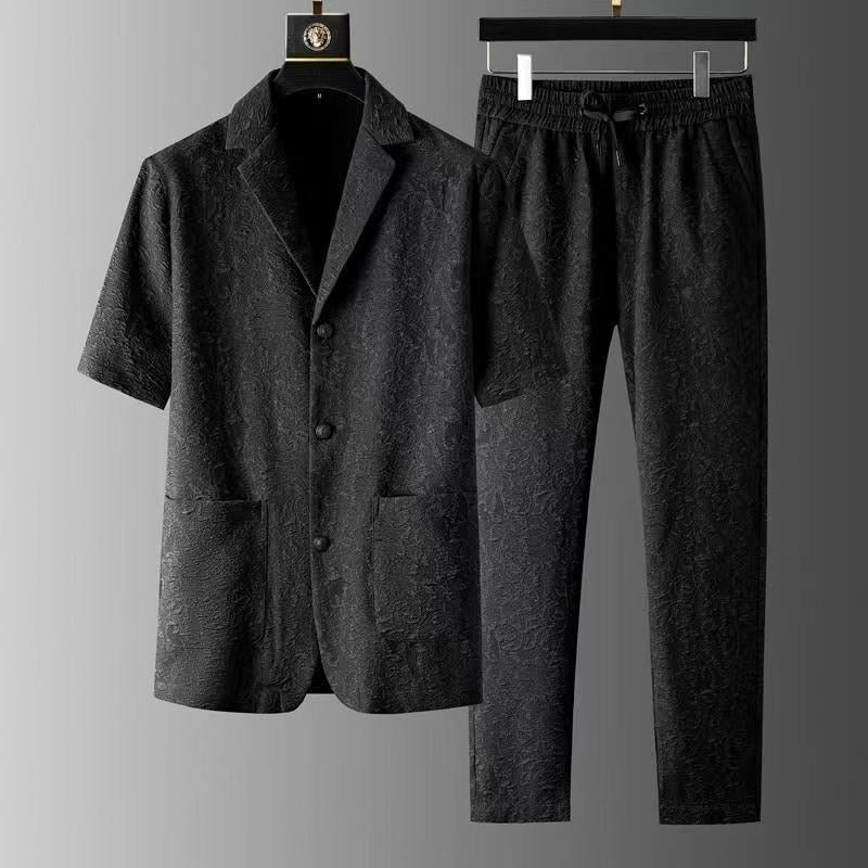 Conjunto Formal Dos Piezas Para Hombre Con Chaqueta De Botón Simple Y Pantalón | Ideal Para Eventos Profesionales