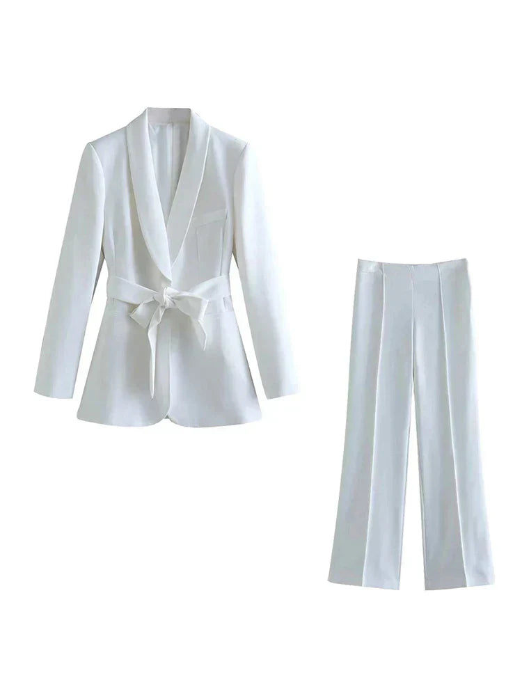 Conjunto de Dos Piezas con Top y Pantalón Coordinados para Mujer | Ideal para Todo el Año