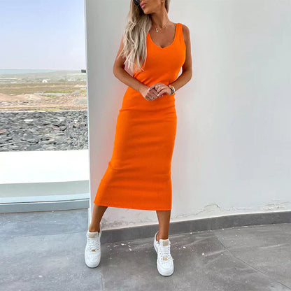 Conjunto de Dos Piezas con Top Oversize y Falda Midi Ajustada para Mujer | Ideal para Ciudad o Uso Informal