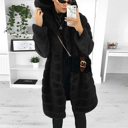 Abrigo Largo con Corte Entallado para Mujer | Ideal para Otoño e Invierno