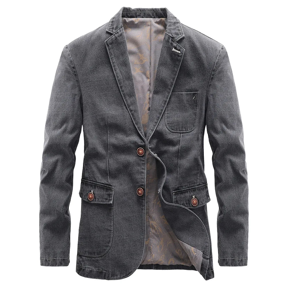 Blazer Con Corte Relajado Para Hombre | Ideal Para Uso Diario Y Ocasiones Semi-Formales