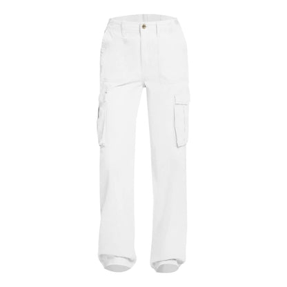 Pantalón Cargo Con Talla Ajustable Y Múltiples Bolsillos Para Mujer | Ideal Para Uso Diario Y Actividades Al Aire Libre