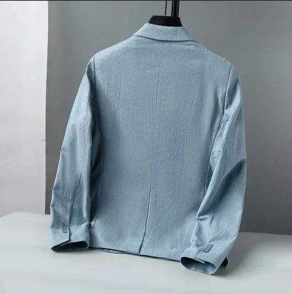 Blazer Con Corte Estándar Para Hombre | Ideal Para Temporadas Cálidas Y Uso Profesional Ligero