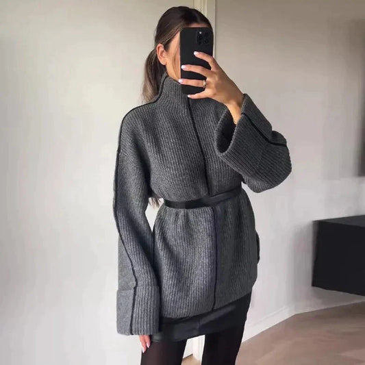 Jersey Con Diseño Sencillo Y Corte Regular Para Mujer | Ideal Para Otoño E Invierno