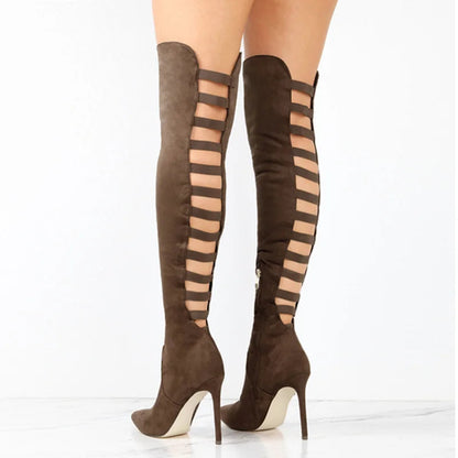 Botas Altas para Mujer con Corte Neutro | Ideal para Todas las Estaciones