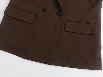 Blazer Con Cierre Cruzado Y Botones Para Mujer | Ideal Para Contextos Profesionales Y Uso Diario