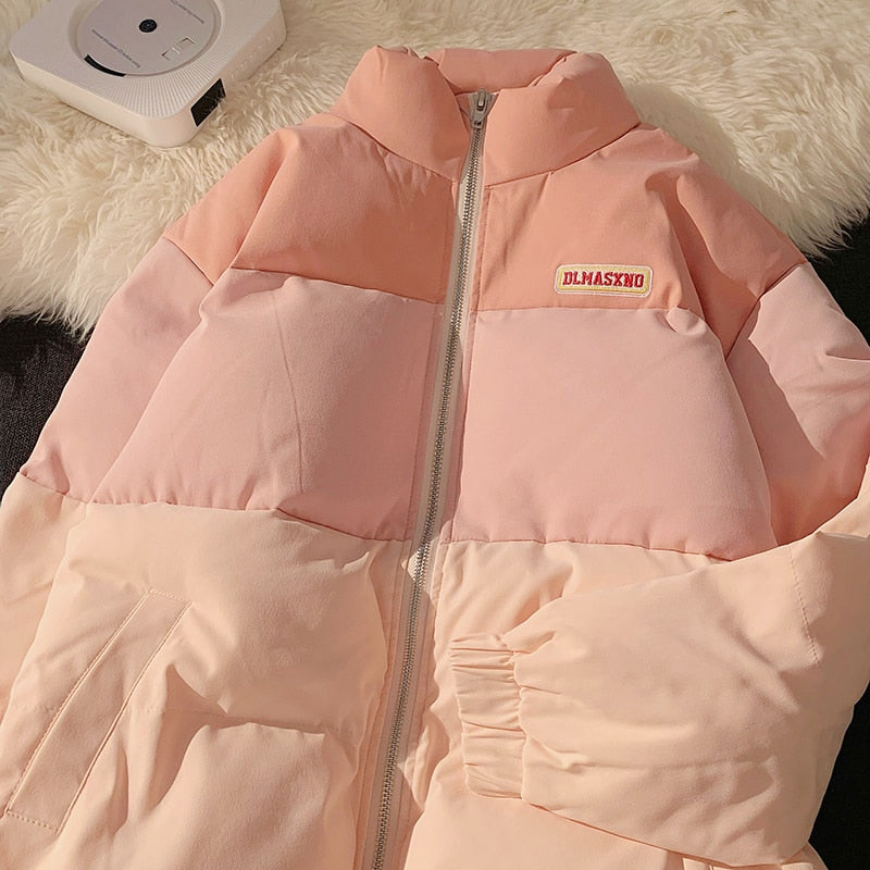 Chaqueta Acolchada con Cremallera y Cuello Alto para Mujer | Ideal para Invierno