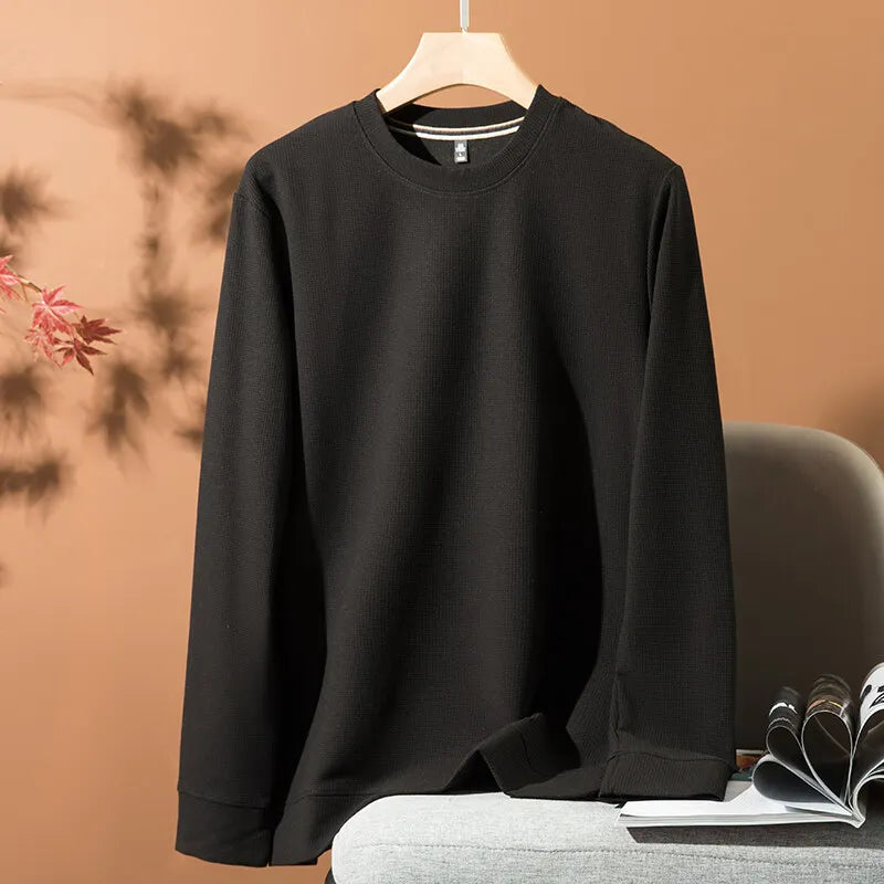 Jersey de Corte Relajado con Cuello y Mangas con Vuelta para Hombre | Ideal para Uso Diario