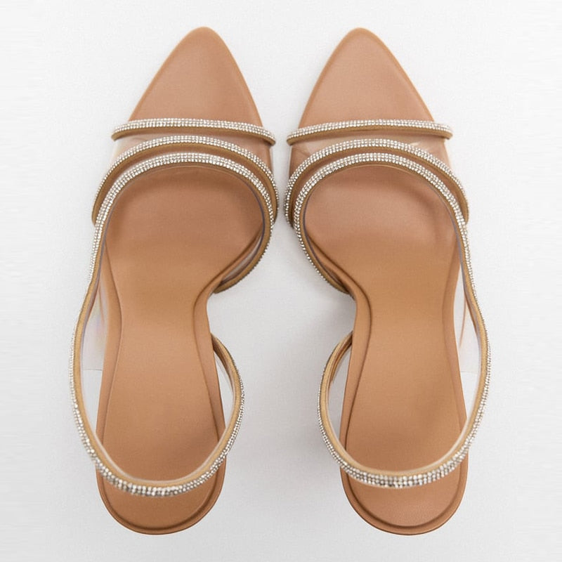 Sandalias de Tacón Alto con Correa Ajustable para Mujer | Ideales para Eventos Formales