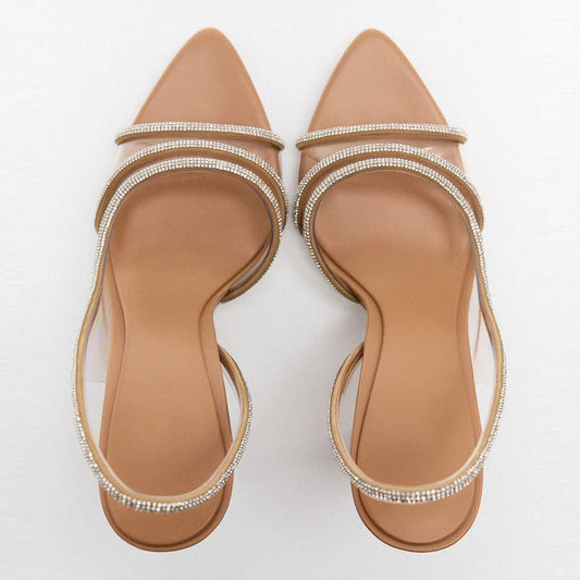 Sandalias de Tacón Alto con Correa Ajustable para Mujer | Ideales para Eventos Formales