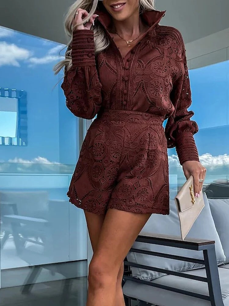Conjunto de Dos Piezas con Ajuste Estructurado para Mujer | Ideal para la Temporada Estival