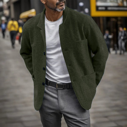 Chaqueta de Botones con Corte Fluido para Hombre | Ideal para Uso Diario