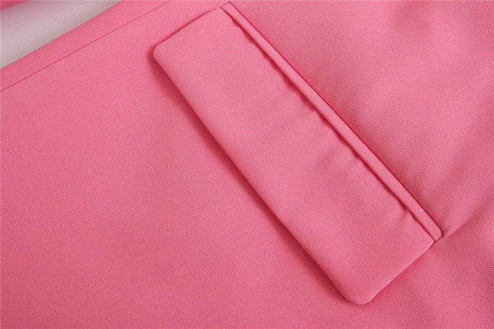 Blazer Con Cierre Cruzado Y Botones Para Mujer | Ideal Para Contextos Profesionales Y Uso Diario