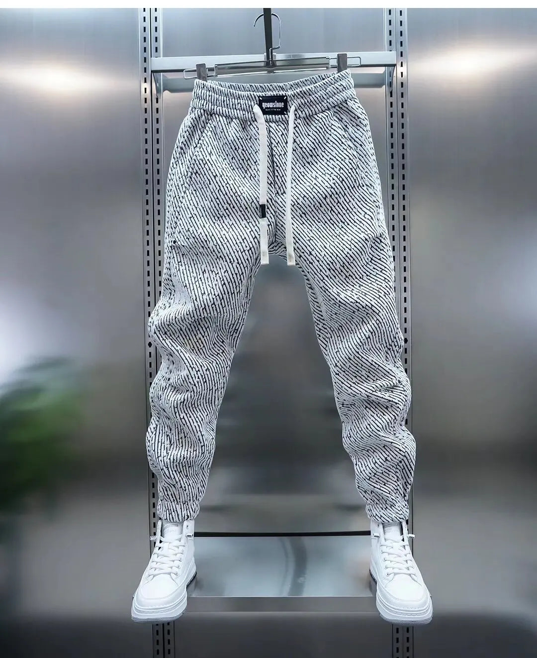 Pantalón Jogger Con Cintura Elástica Y Corte Tobillero Para Hombre | Ideal Para Uso Diario