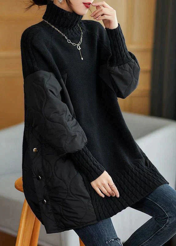Jersey De Manga Larga Con Diseño Liso Para Mujer | Ideal Para Uso Diario