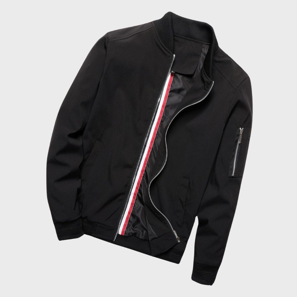 Chaqueta Con Cierre De Cremallera Y Corte Clásico Para Hombre | Ideal Para Uso Diario