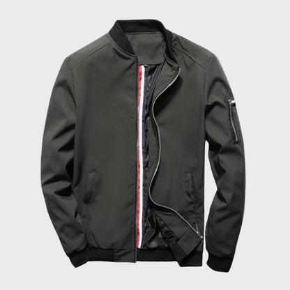 Chaqueta Con Cierre De Cremallera Y Corte Clásico Para Hombre | Ideal Para Uso Diario
