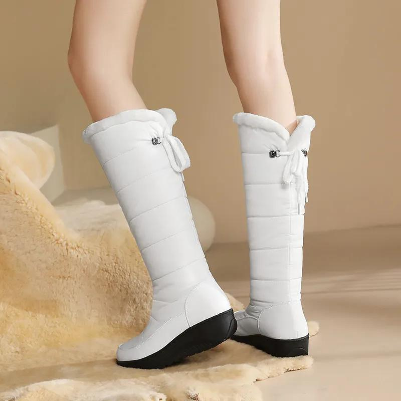 Botas Altas de Invierno para Mujer con Forro Suave | Ideal para Días Fríos