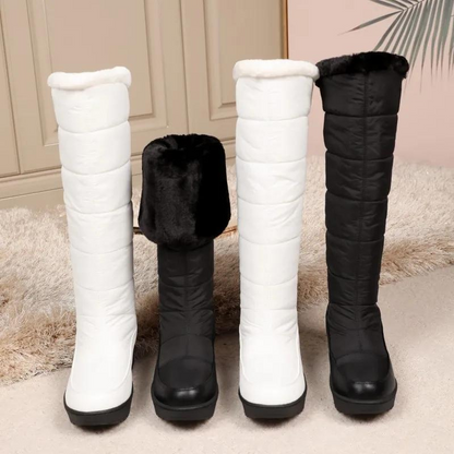Botas Altas de Invierno para Mujer con Forro Suave | Ideal para Días Fríos