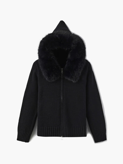 Chaqueta Con Capucha Y Cierre Frontal Para Mujer | Ideal Para Temporada Fría