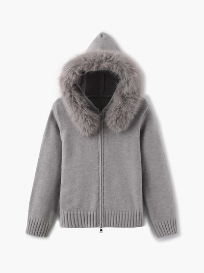 Chaqueta Con Capucha Y Cierre Frontal Para Mujer | Ideal Para Temporada Fría