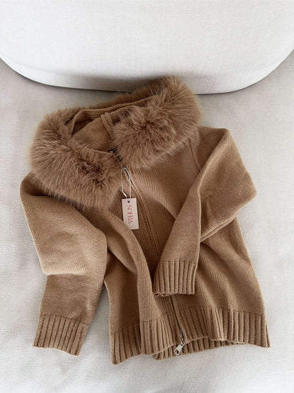 Chaqueta Con Capucha Y Cierre Frontal Para Mujer | Ideal Para Temporada Fría