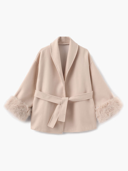 Abrigo De Temporada Fría Con Cinturón Ajustable Para Mujer | Ideal Para Otoño E Invierno