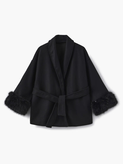 Abrigo De Temporada Fría Con Cinturón Ajustable Para Mujer | Ideal Para Otoño E Invierno