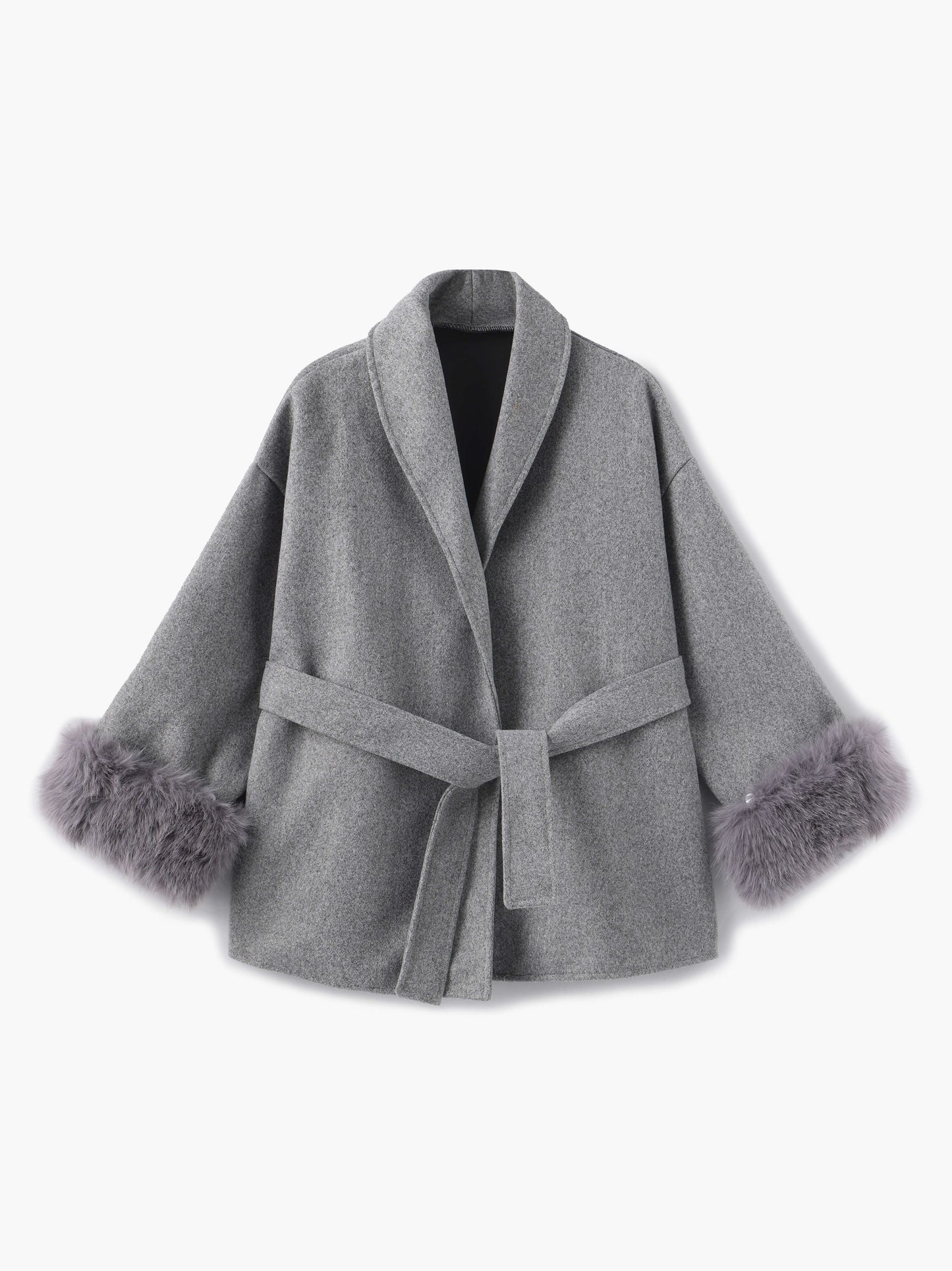 Abrigo De Temporada Fría Con Cinturón Ajustable Para Mujer | Ideal Para Otoño E Invierno