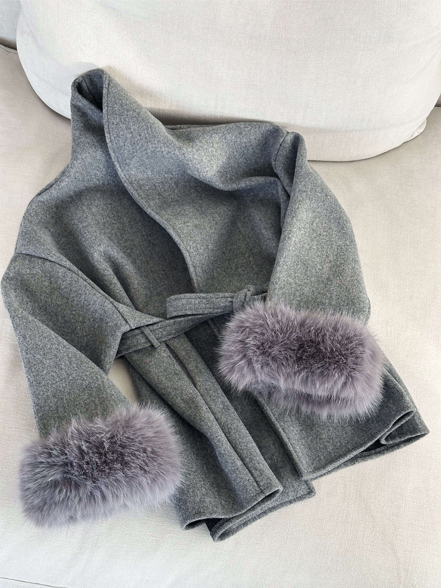 Abrigo De Temporada Fría Con Cinturón Ajustable Para Mujer | Ideal Para Otoño E Invierno