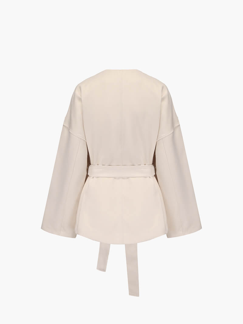 Chaqueta Kimono Con Cinturón Ajustable Para Mujer | Ideal Para Entretiempo