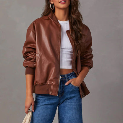 Chaqueta Bomber con Corte Amplio para Mujer | Ideal para Uso Diario y Salidas