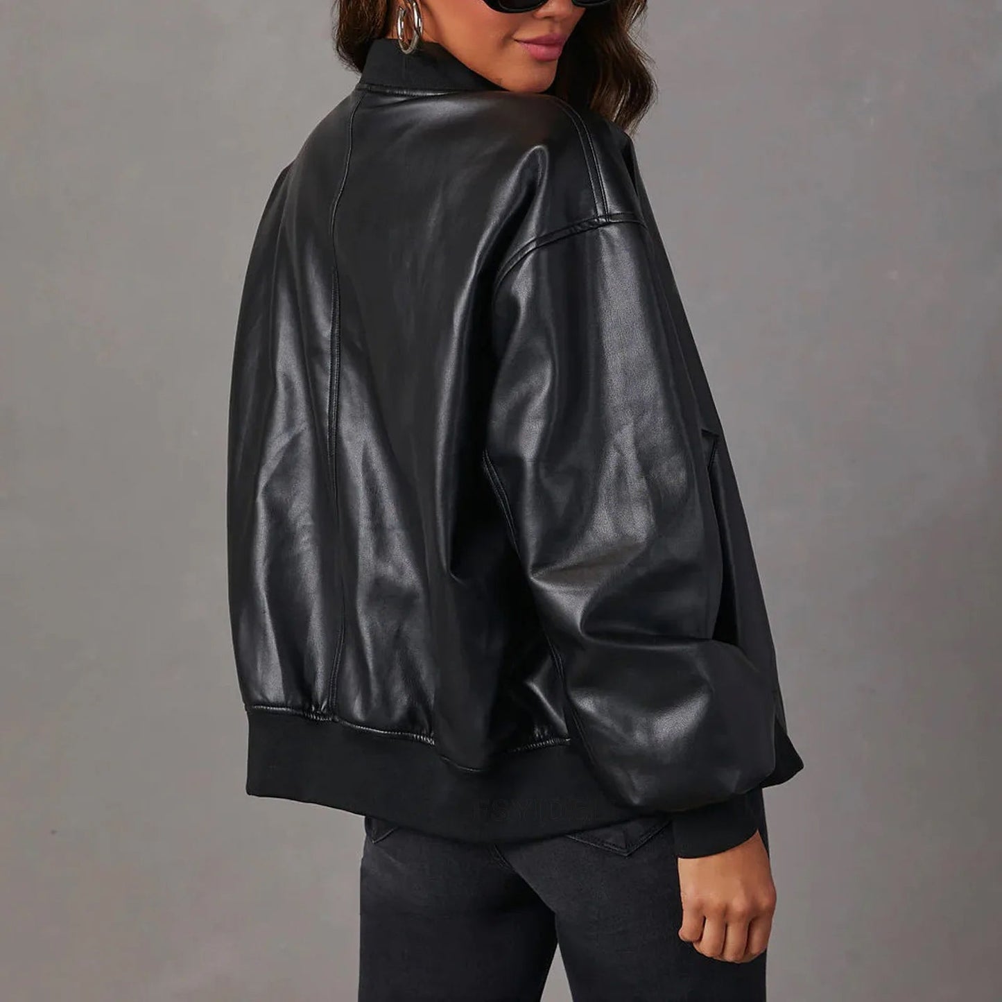 Chaqueta Bomber con Corte Amplio para Mujer | Ideal para Uso Diario y Salidas
