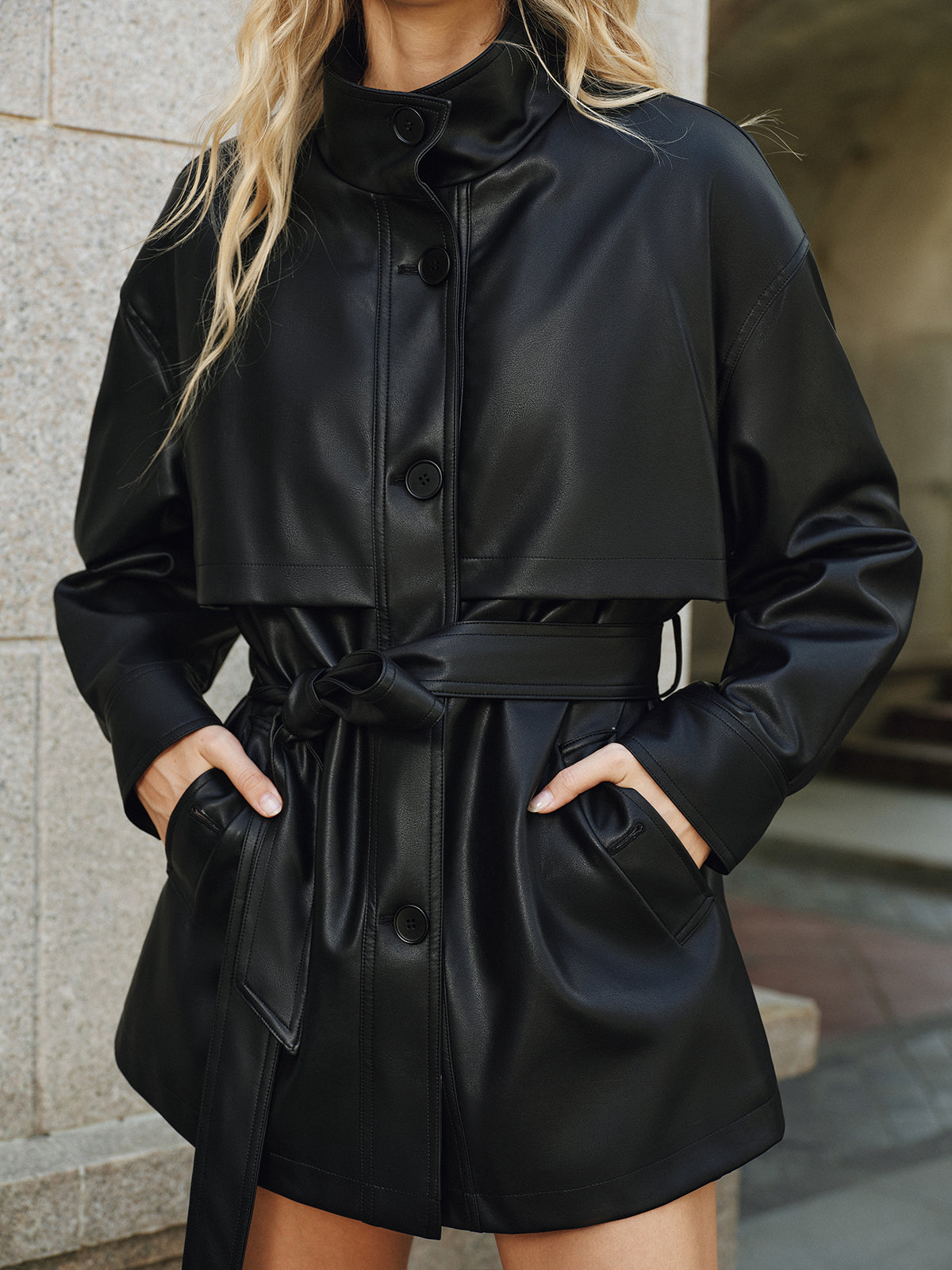 Chaqueta Acolchada con Cuello Subido para Mujer | Ideal para La Media Estación