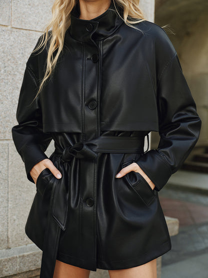 Chaqueta Acolchada con Cinturón Ajustable para Mujer | Ideal para Entretiempo y Uso Exterior