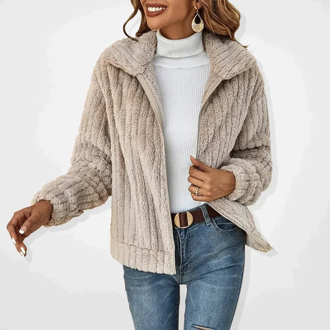 Gilet Largo con Cuello Alto para Mujer | Ideal para Uso Diario en Días Frescos