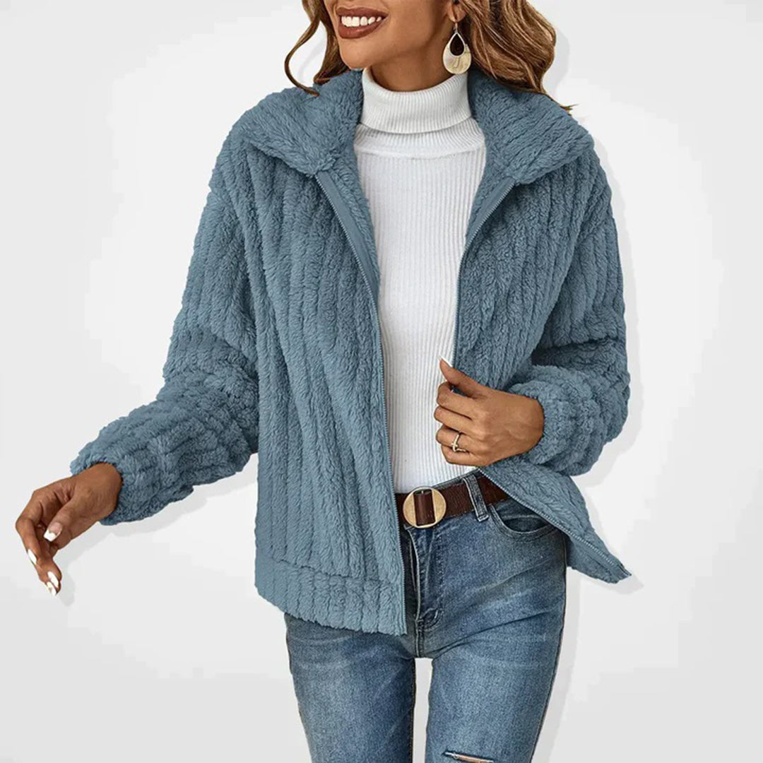Gilet Largo con Cuello Alto para Mujer | Ideal para Uso Diario en Días Frescos