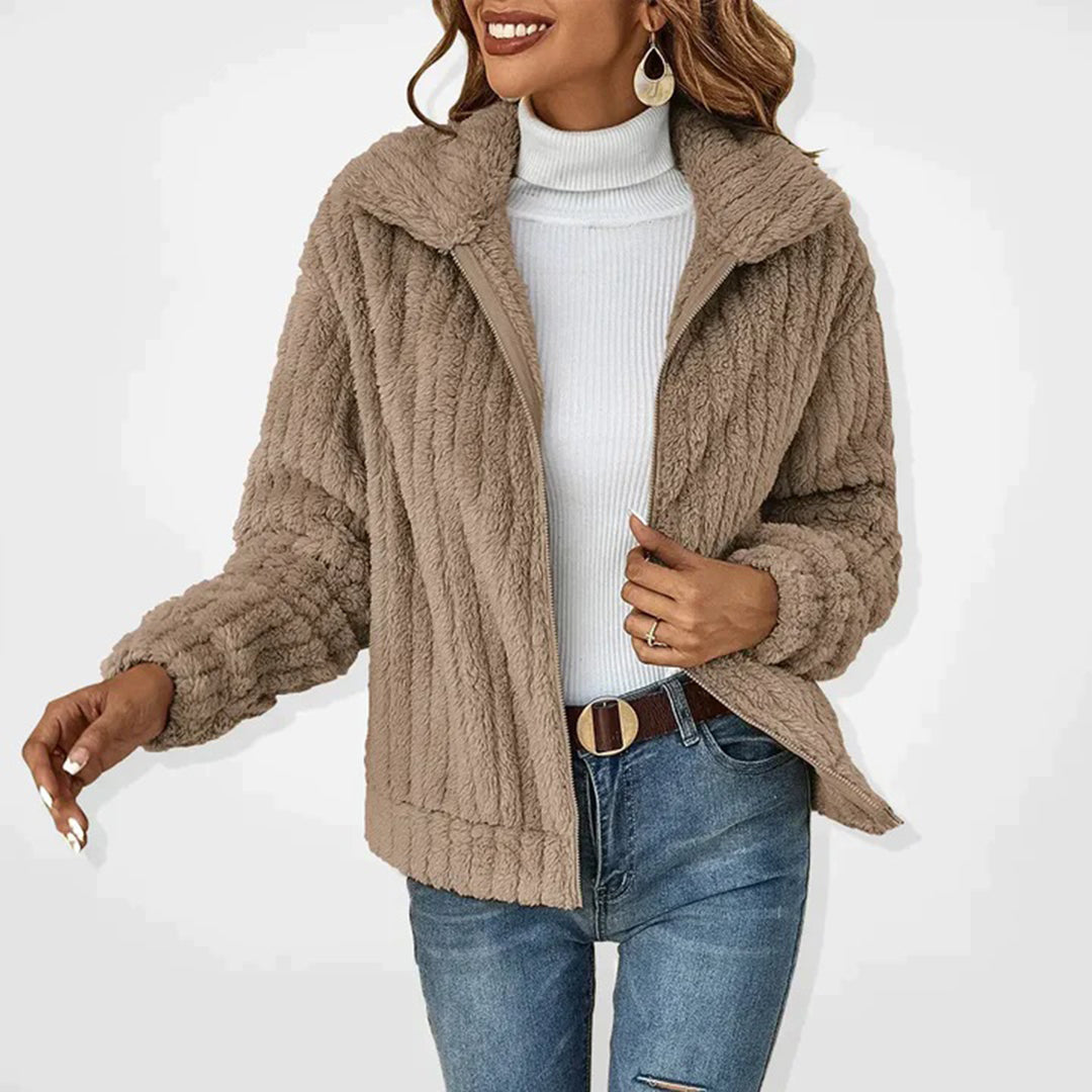 Gilet Largo con Cuello Alto para Mujer | Ideal para Uso Diario en Días Frescos