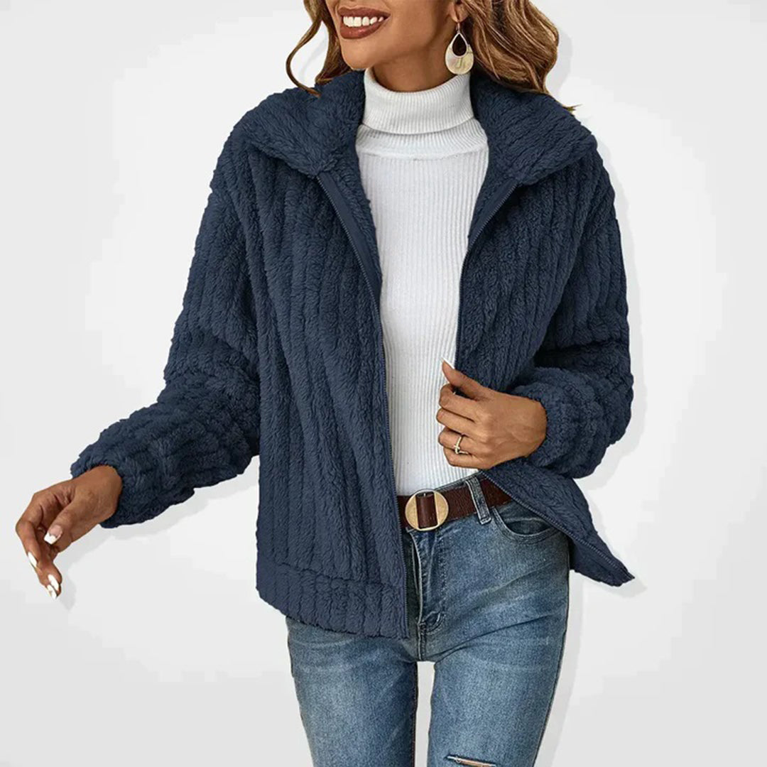 Gilet Largo con Cuello Alto para Mujer | Ideal para Uso Diario en Días Frescos