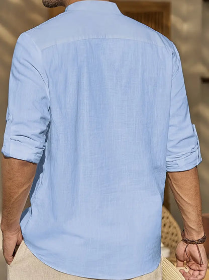 Camisa de Hombre con Corte Recto para Uso Diario | Ideal para el Verano