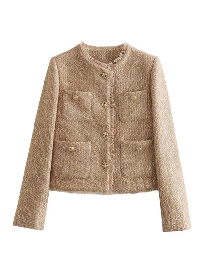 Blazer Corto con Corte Ajustado para Mujer | Ideal para Uso Diario y Profesional