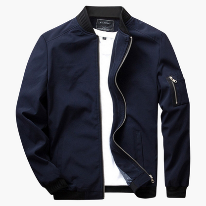 Chaqueta Bomber Con Bolsillos Con Cremallera Para Hombre | Ideal Para Uso Diario Y Urbano
