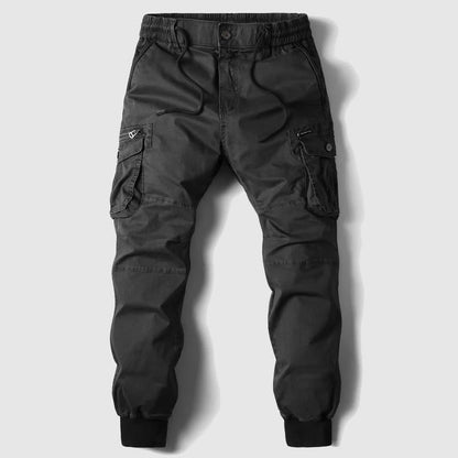 Jogger Cargo con Cintura Elástica y Bolsillos Múltiples para Hombre | Ideal para Uso Diario