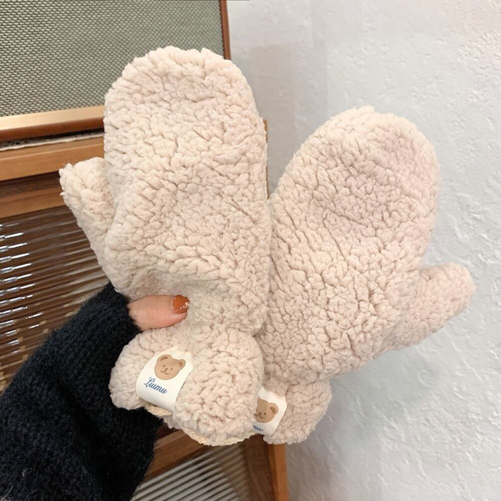 Guantes Con Estructura Lisa Para Adultos | Ideales Para Invierno
